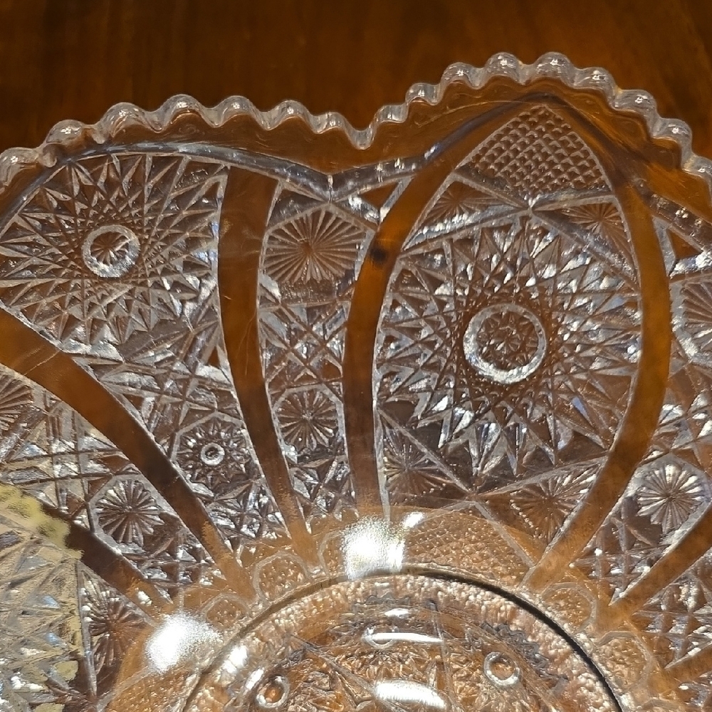 Vintage Imperial Serving Bowl And EAPG Desert Bowls - Picture 8 of 11